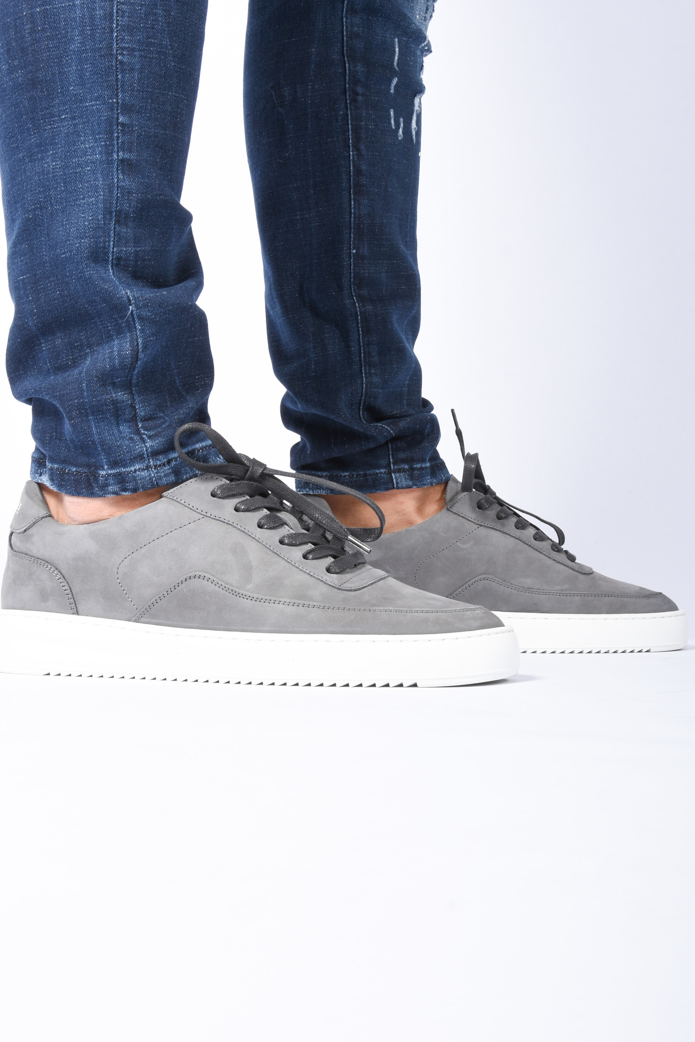 Filling Pieces SS22 - Mondo 2.0 Ripple Nubuck - Shark - Strictly for Men