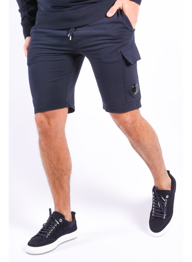 C.P. Company SS22 - Light Fleece Cargo Shorts - Total Eclipse
