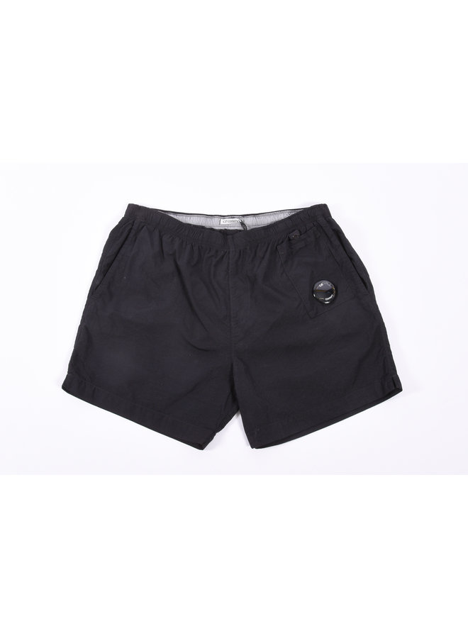 C.P. Company SS22 - Flatt Nylon Beach Shorts - Black