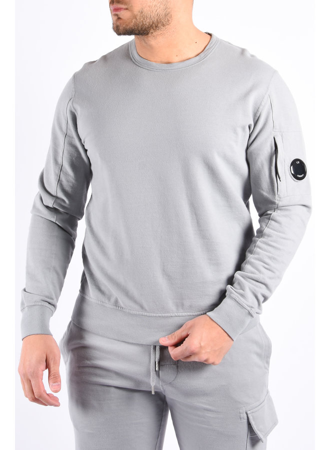 C.P. Company SS22 - Light Fleece Crew Neck Sweatshirt - Griffin Grey