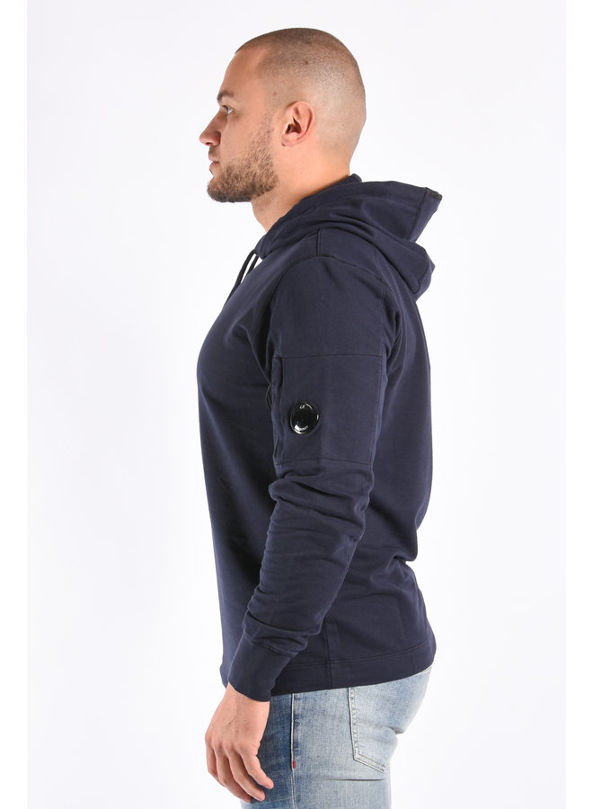 C.P. Company SS22 - Light Fleece Pullover Hoodie - Total Eclipse