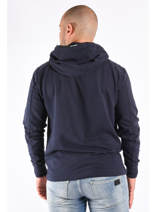 C.P. Company SS22 - Light Fleece Pullover Hoodie - Total Eclipse