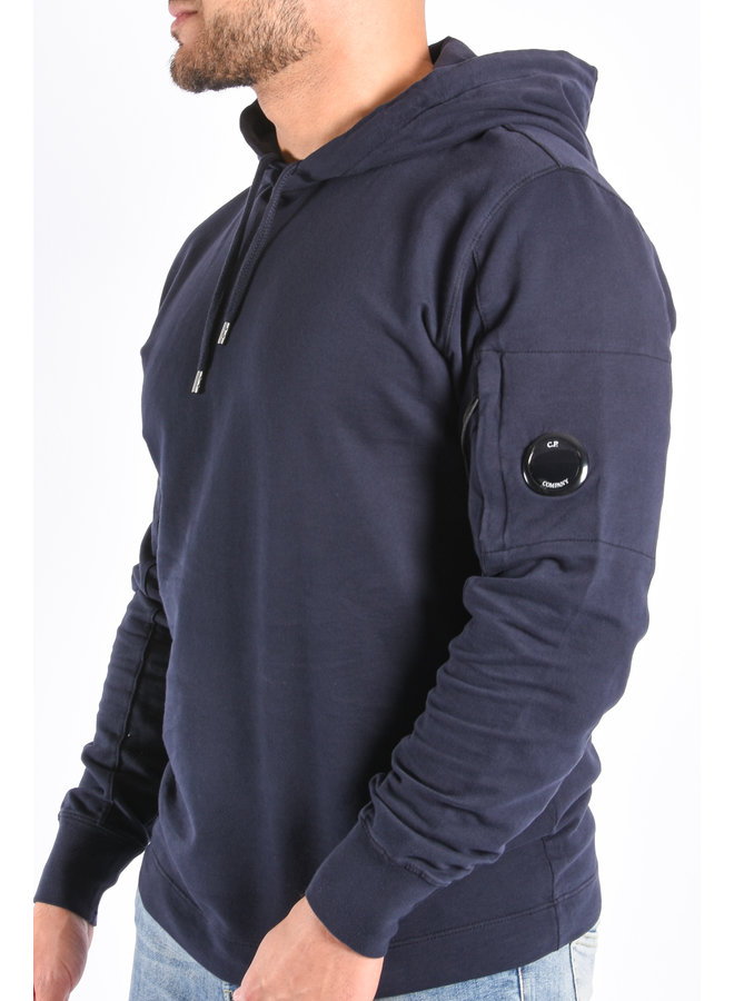 C.P. Company SS22 - Light Fleece Pullover Hoodie - Total Eclipse