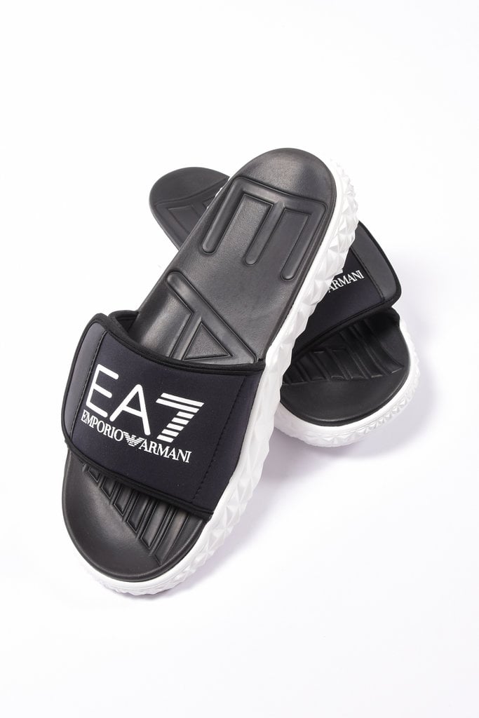 EA7 EA7 SS22 - Slippers XBP006 - Black/White