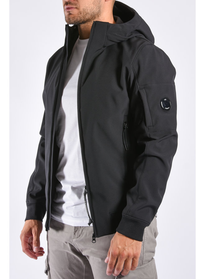CP Company FW22 - Soft shell-r hood Jacket - Black