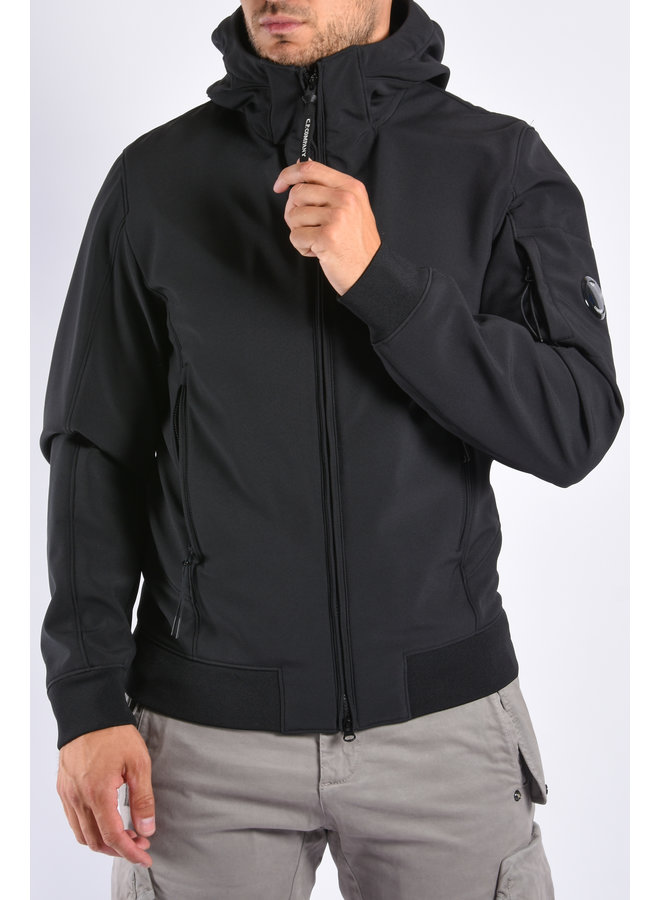 CP Company FW22 - Soft shell-r hood Jacket - Black