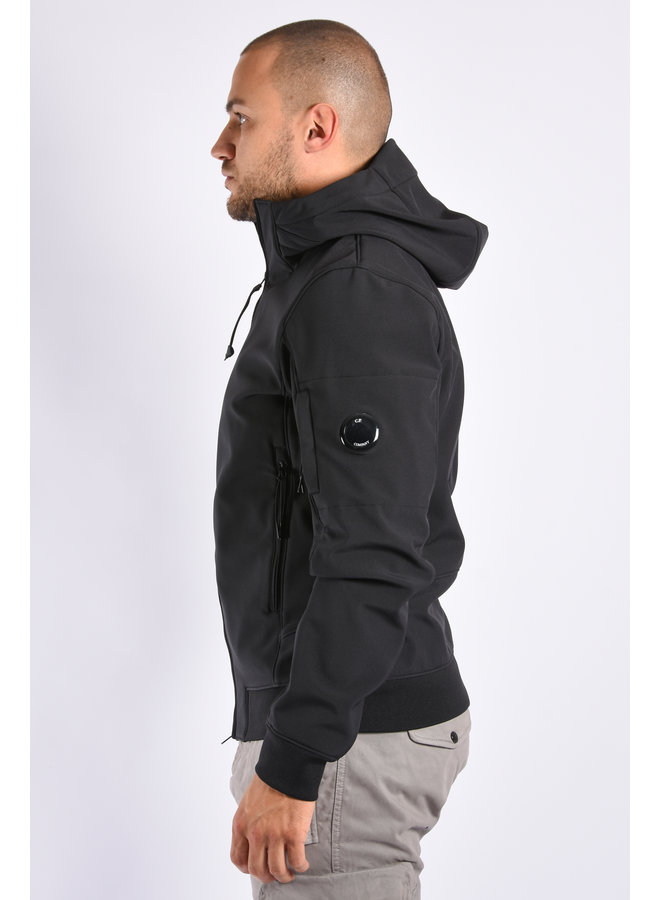 CP Company FW22 - Soft shell-r hood Jacket - Black