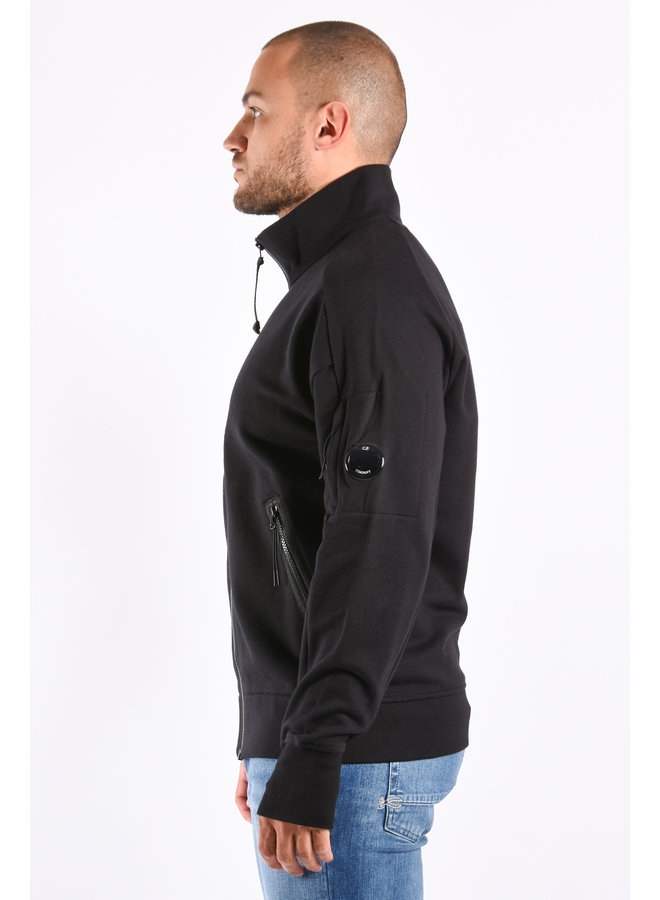 CP Company FW22 - Diagonal raised fleece vest - Black