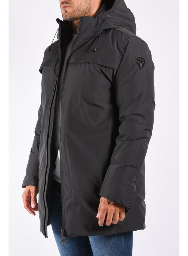 NOBIS  - Atlas Mid Length Jacket - Black