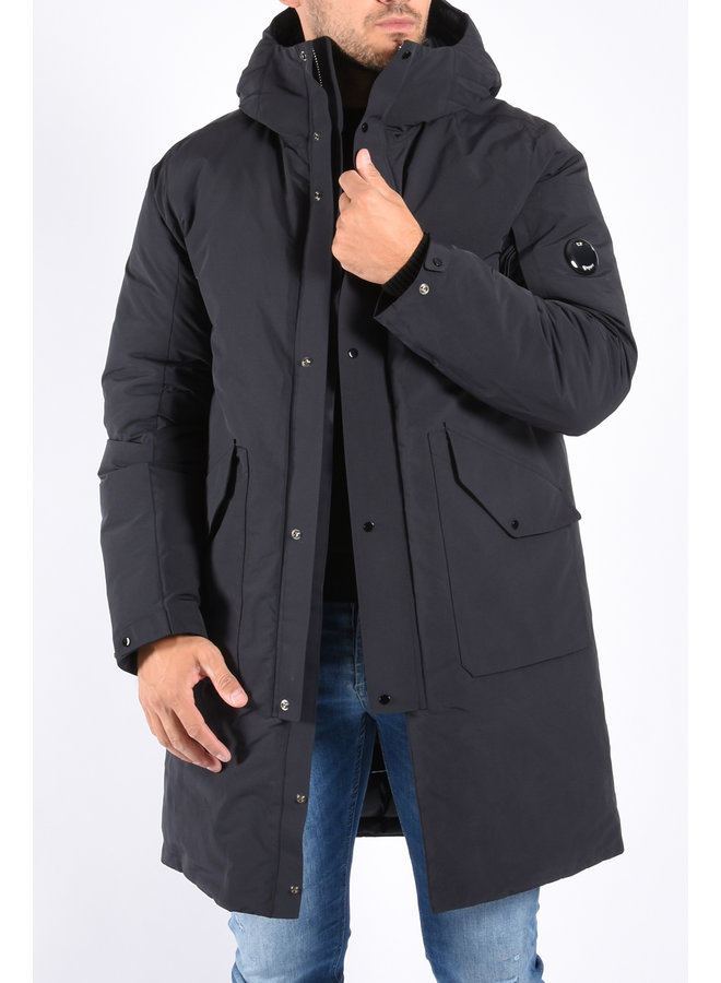 CP Company FW22 - Outerwear Long Jacket Micro-M - Black