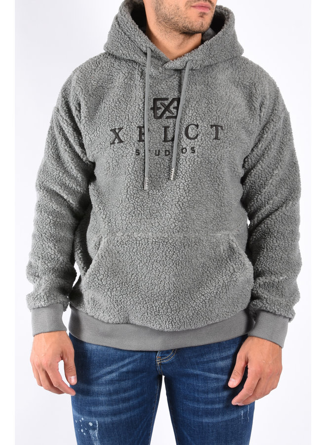 XPLCT Studios - Teddy hoodie - Grey