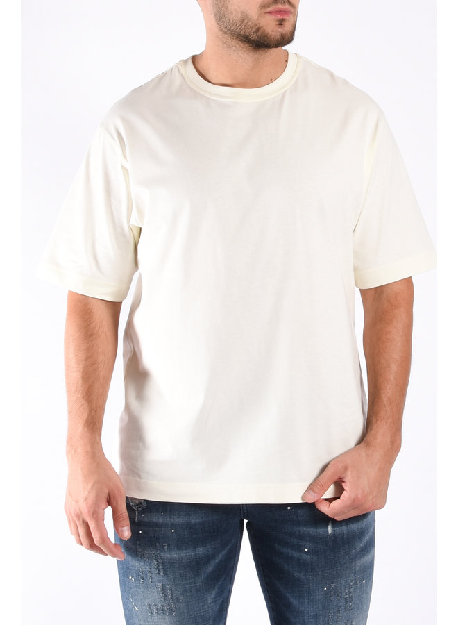 Dondup SS23 - T-shirt JF0329U - Off White