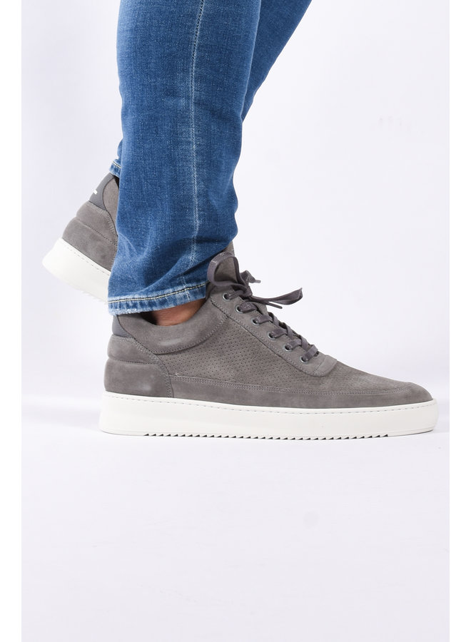 Filling Pieces SS23 - Low Top Perforated  Organic - Grey