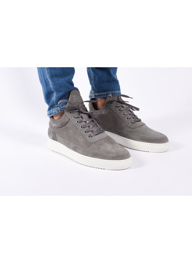 Filling Pieces SS23 - Low Top Perforated  Organic - Grey