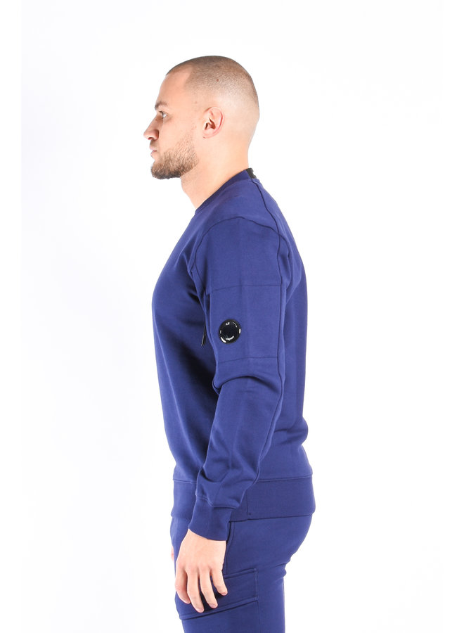 CP Company SS23 - Diagonal Raised Fleece Sweater - Medieval Blue