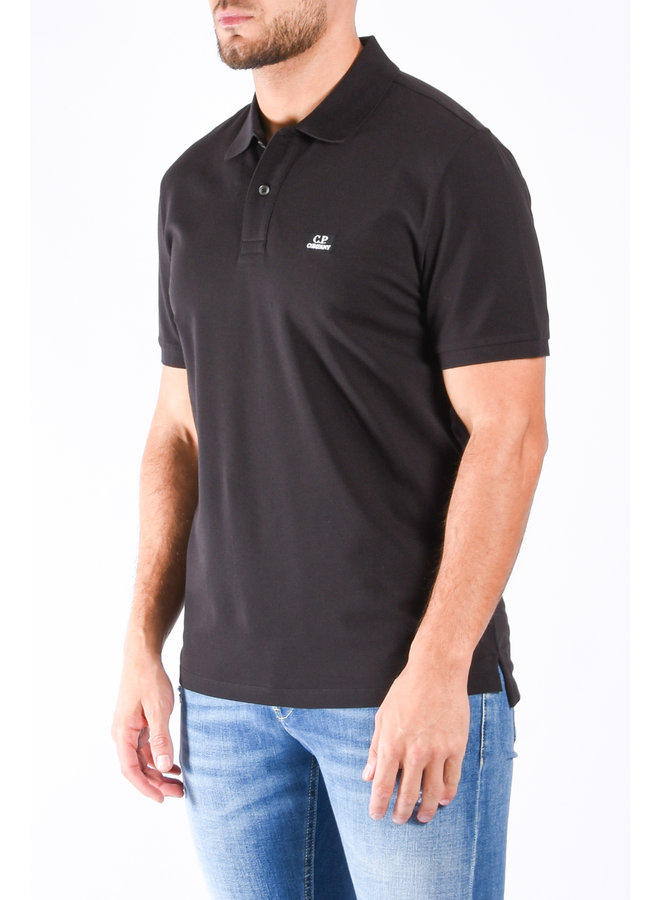 CP Company SS23 - Stretch Piquet Polo Shirt - Black