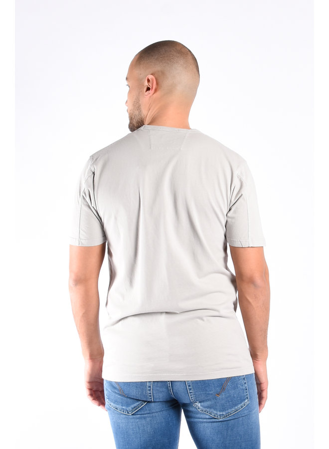 CP Company SS23 - T-Shirt 24/1 Relaxed Fit - Flint Grey