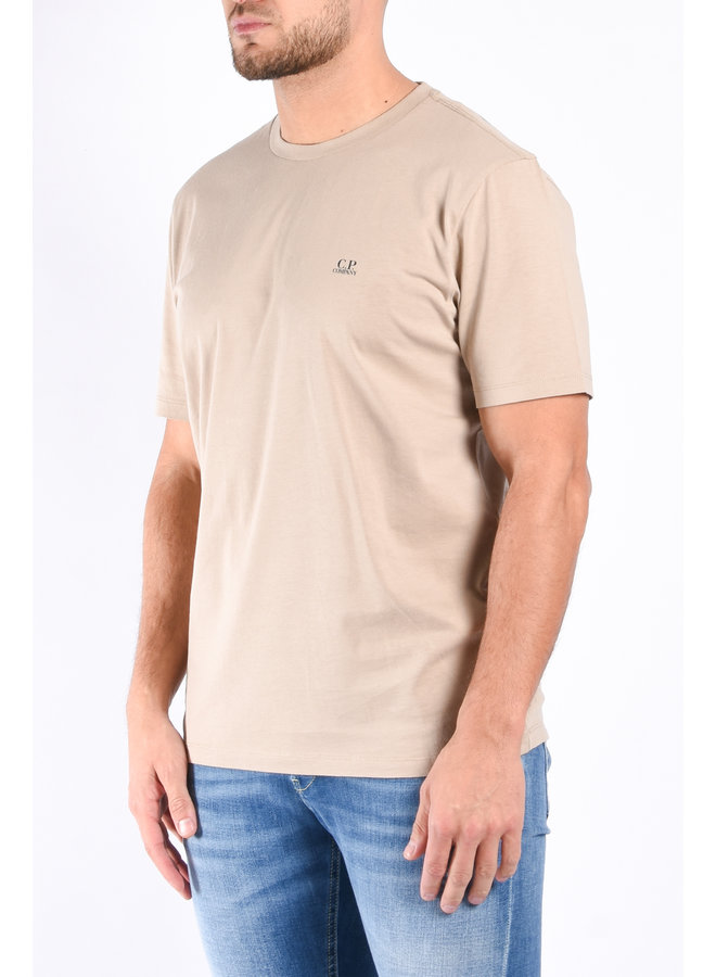 CP Company SS23 - T-Shirt 30/1 Goggle Print - Cobblestone