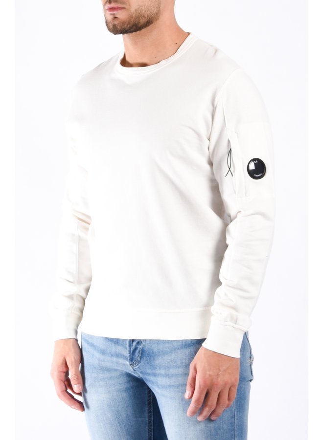 CP Company SS23 - Light Fleece Sweatshirt - Gauze White
