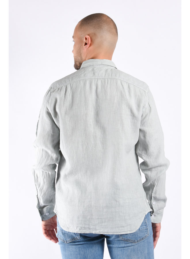 CP Company SS23 - Shirt Long Sleeve Linen - Harbor Mist