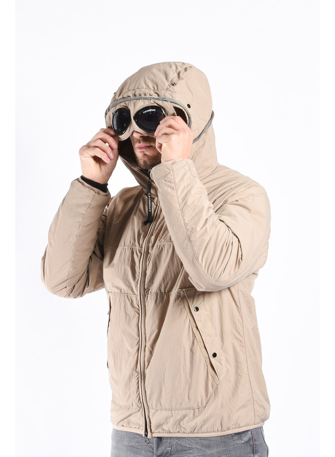 CP Company SS23 - G.D.P. Goggle Jacket - Cobble Stone