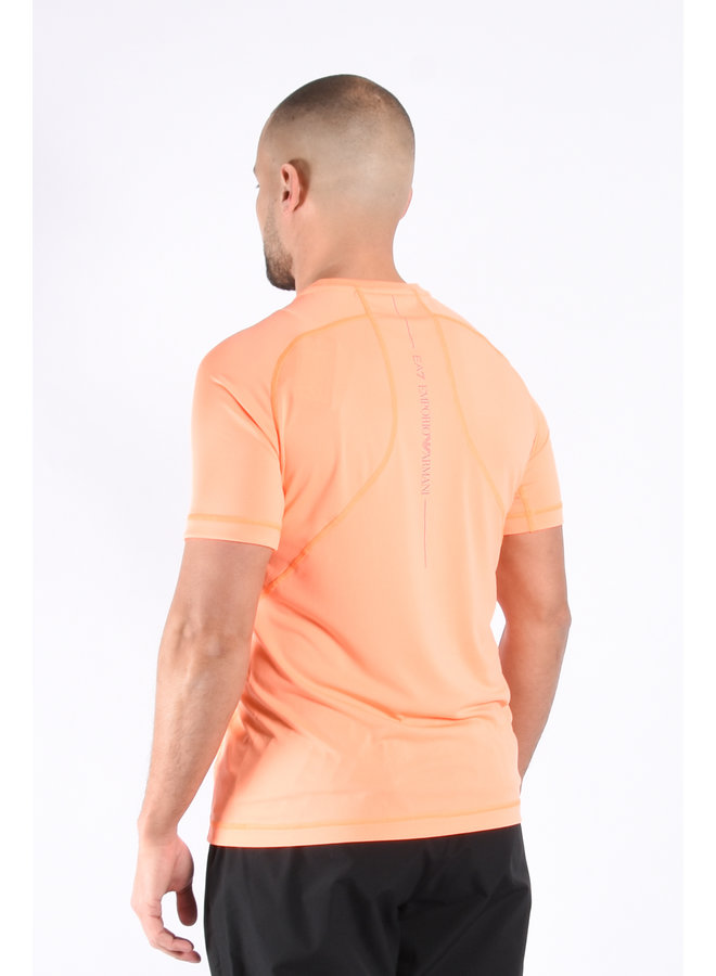 EA7 SS23 - T-Shirt 3RPT16 - Orange Fluo
