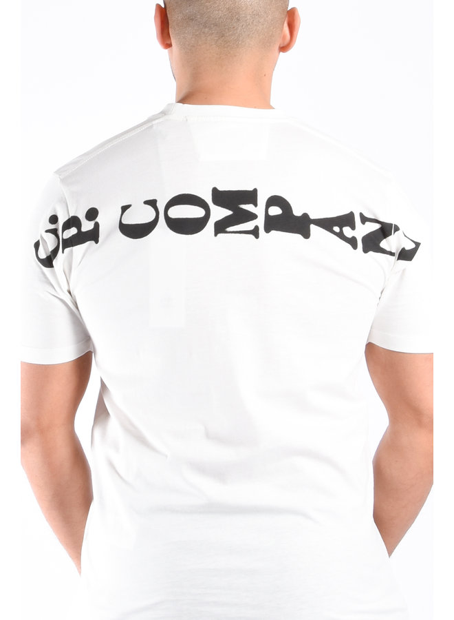 CP Company SS23 - T-Shirt 30/1 Horizontal Logo - Gauze White