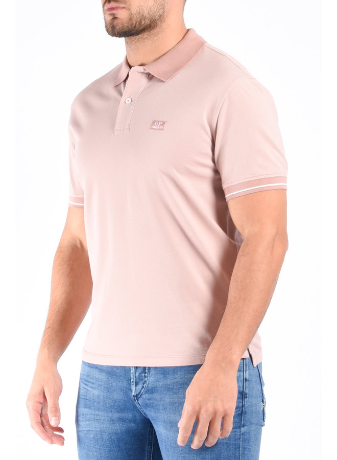 CP Company SS23 - Tacting Piquet Polo Shirt - Pale Mauve