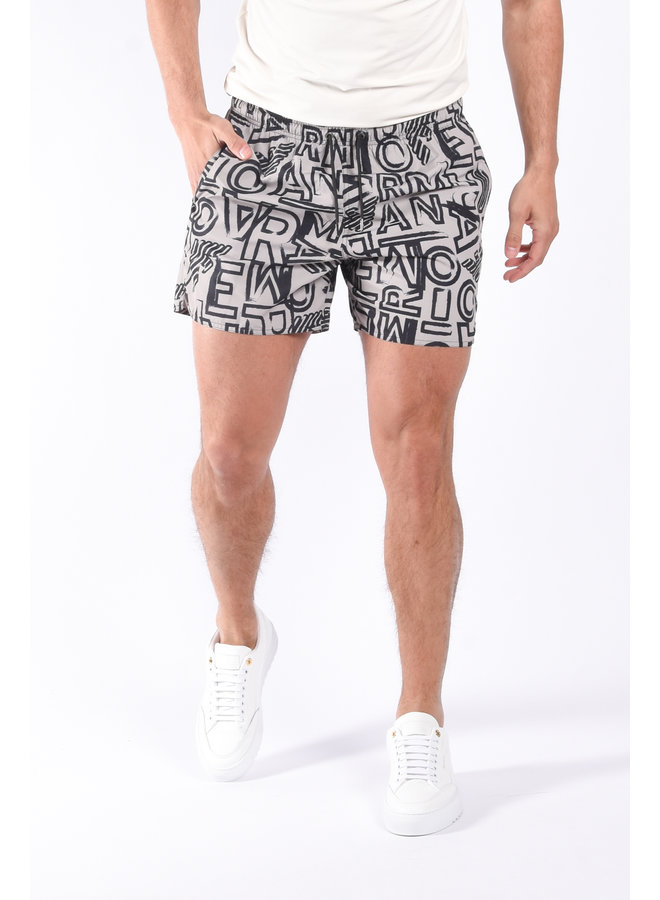 Emporio Armani SS23 - Swimshort 3R435 - Sand / Black