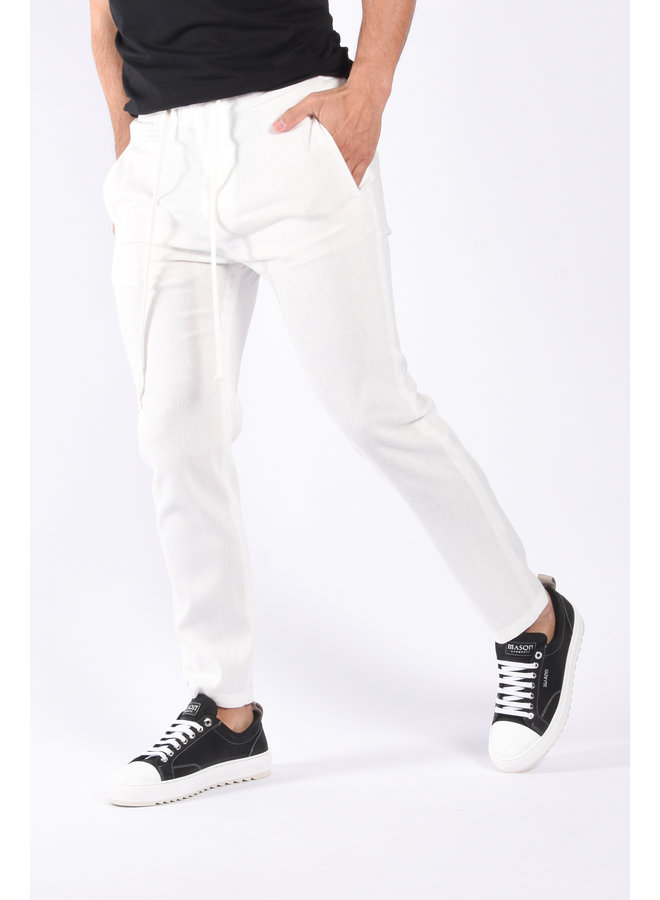 Drykorn SS23 - Trouser Jeger linnen mix - Off White