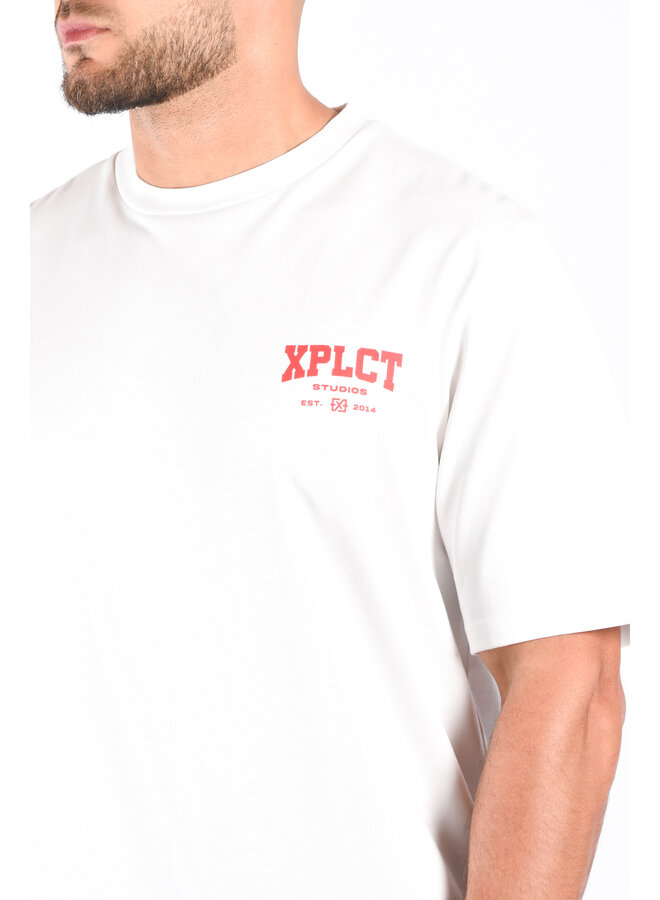 XPLCT Studios - College Tee  - White