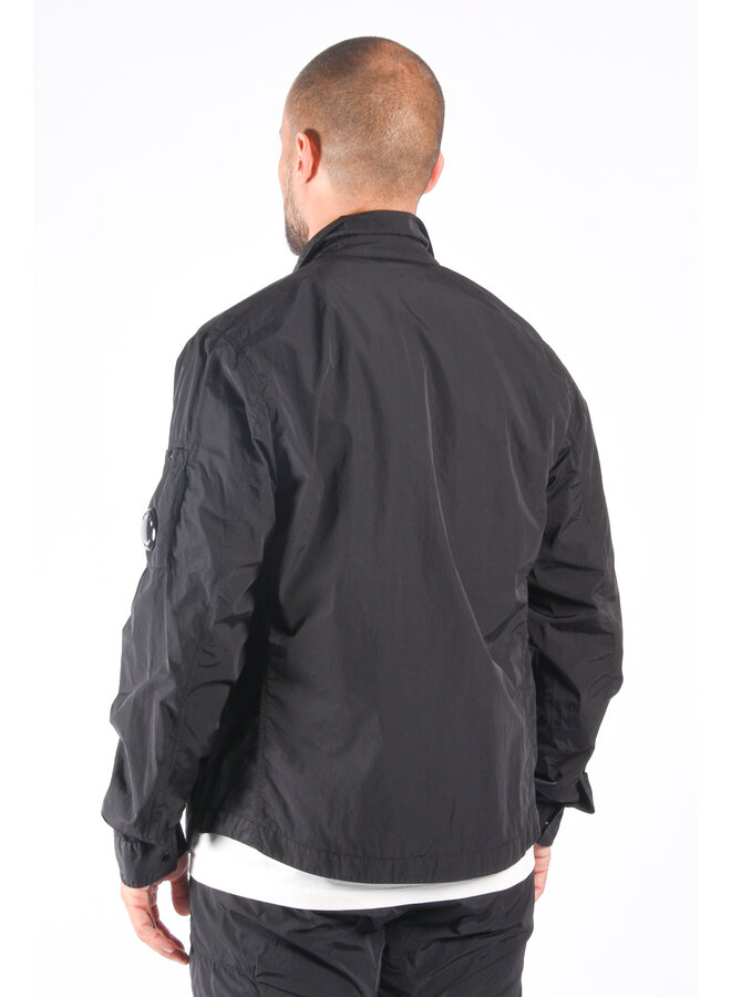 CP Company FW23 - Chrome-R Zipped Overshirt - Black