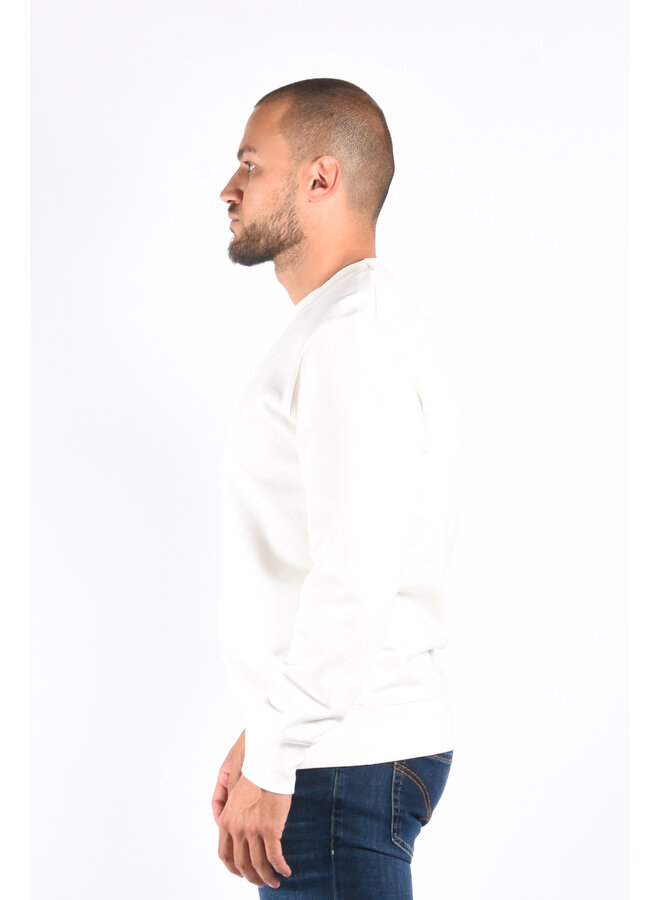 CP Company - Diagonal Raised Fleece Logo Sweatshirt - Gauze White