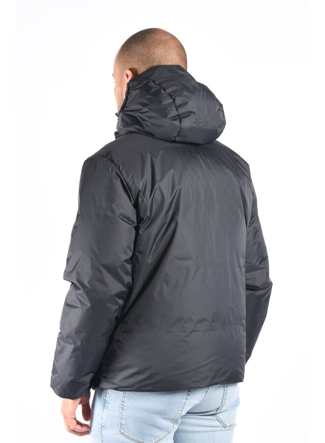 CP Company FW23 - Baffled Hooded Down Jacket - Black