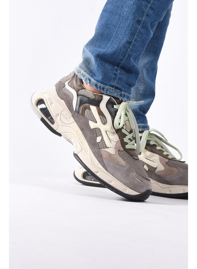 Premiata FW23 - Sharky 321 - Grey / Brown / White