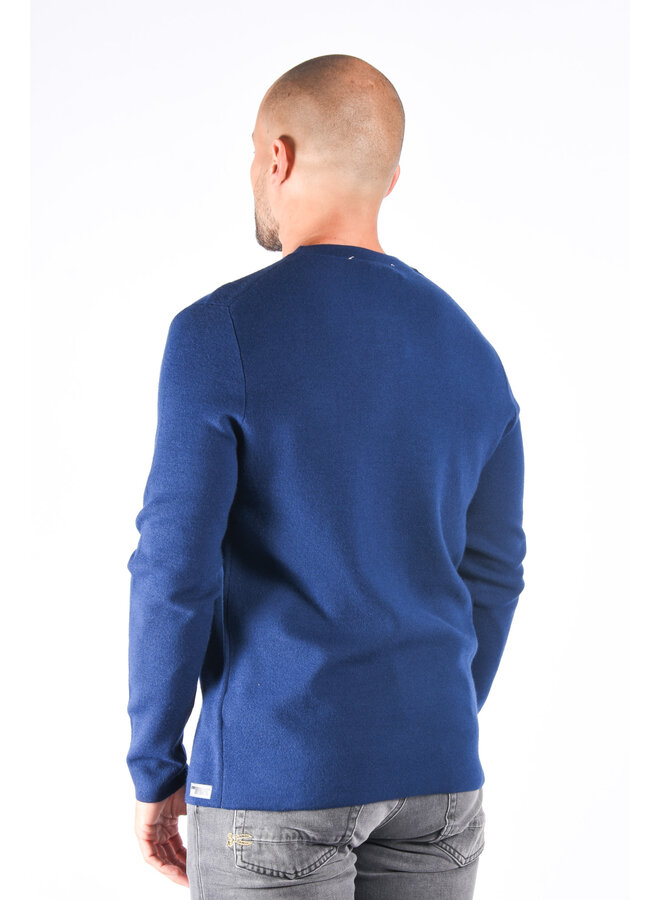 Drykorn FW23 - Knitwear Crewneck Elrik  - Blue