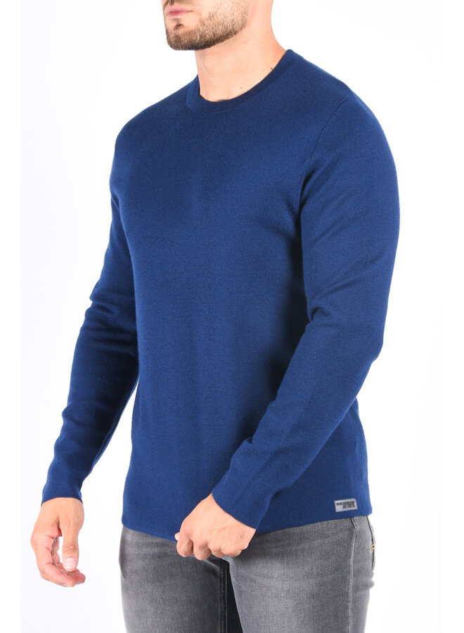 Drykorn FW23 - Knitwear Crewneck Elrik  - Blue