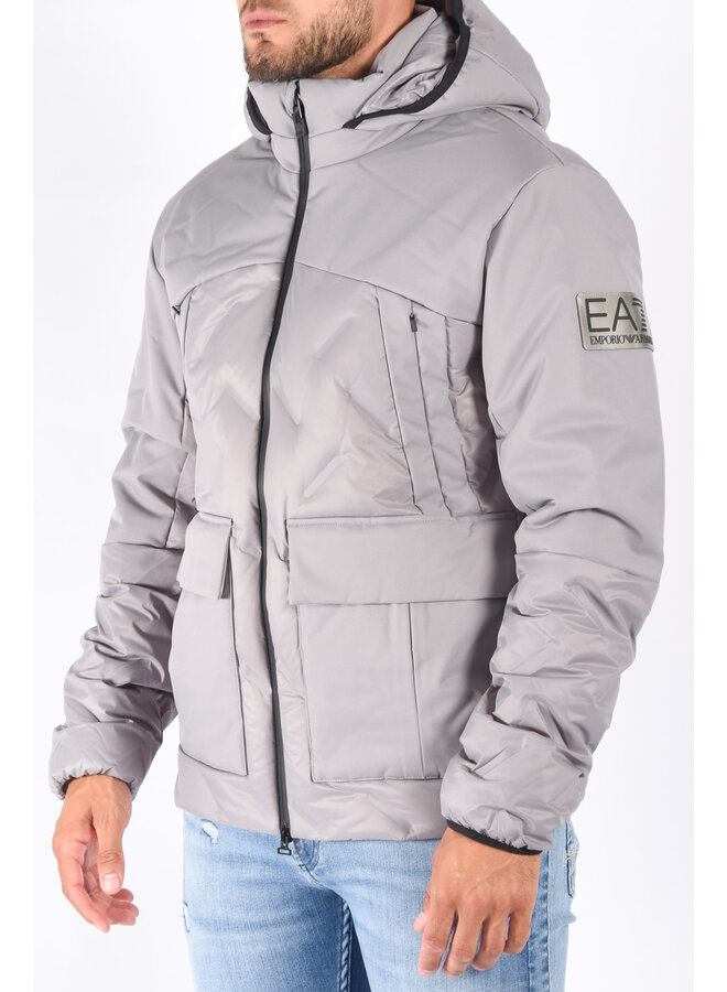 EA7 FW23 - Bomber Jacket 6RPB21 - Gray Flannel