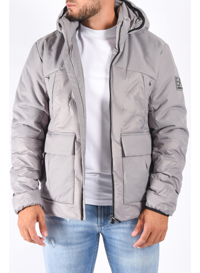 EA7 FW23 - Bomber Jacket 6RPB21 - Gray Flannel