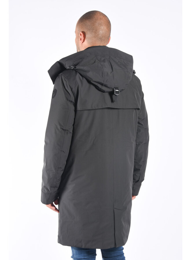 NOBIS - Nord Tailored Trench Jacket - Black