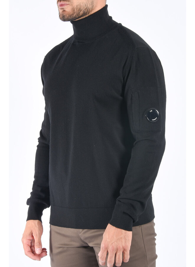 CP Company - Merino Wool Turtle Neck - Black