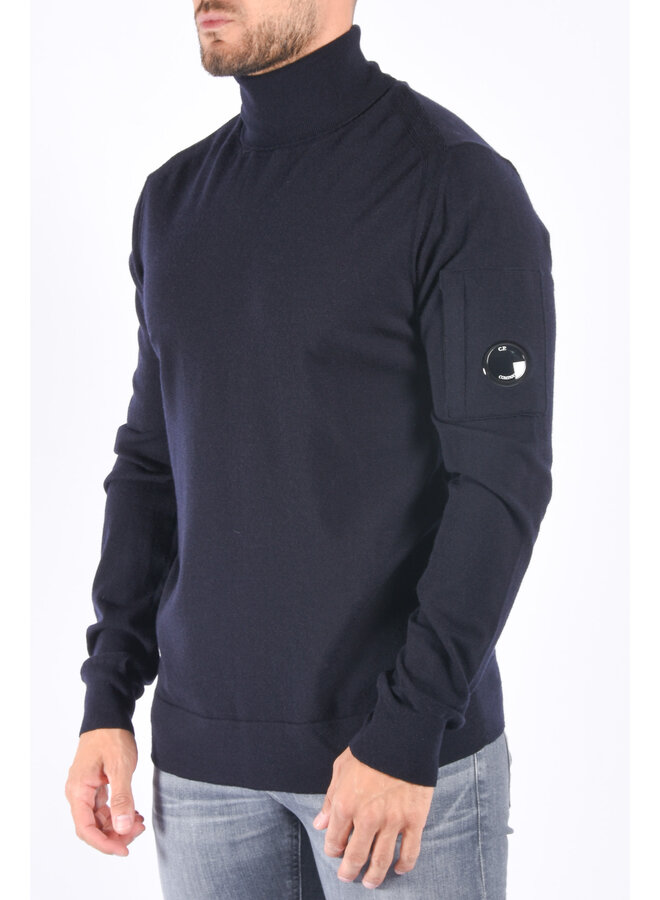 CP Company FW23 - Merino Wool Turtle Neck - Total Eclipse