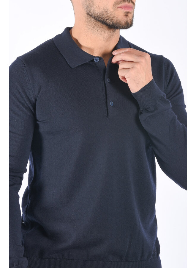 Hugo Boss FW23 - San Pepe-M Longsleeve Polo - Navy