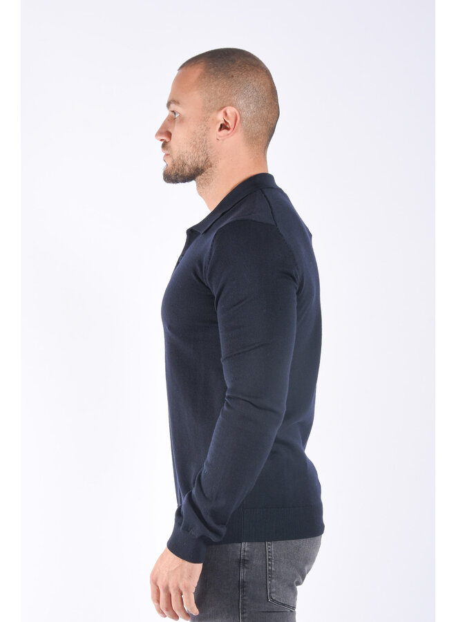 Hugo Boss FW23 - San Pepe-M Longsleeve Polo - Navy