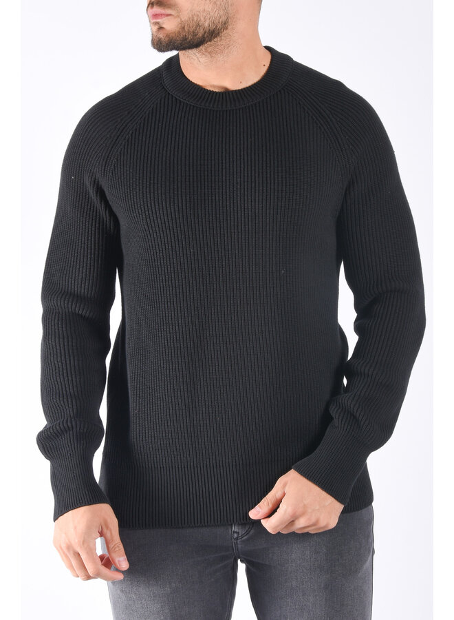 Drykorn FW23 - Knitwear  Crewneck Aaron -  Black