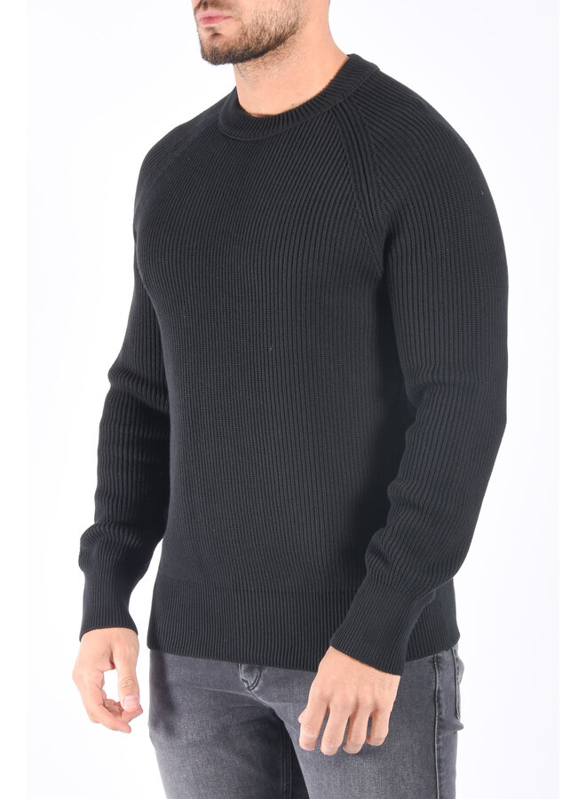 Drykorn FW23 - Knitwear  Crewneck Aaron -  Black