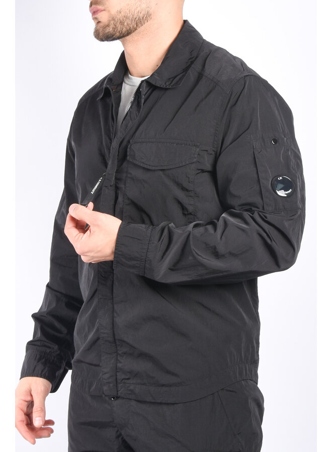 CP Company SS24 - Chrome-R Overshirt - Black