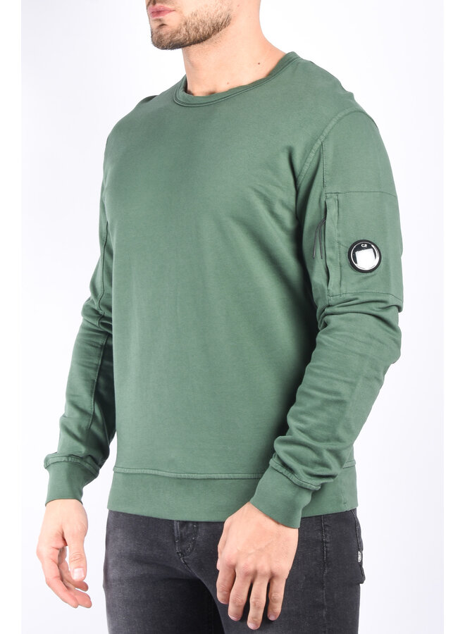 CP Company SS24 - Light Fleece Sweatshirt - Duck Green