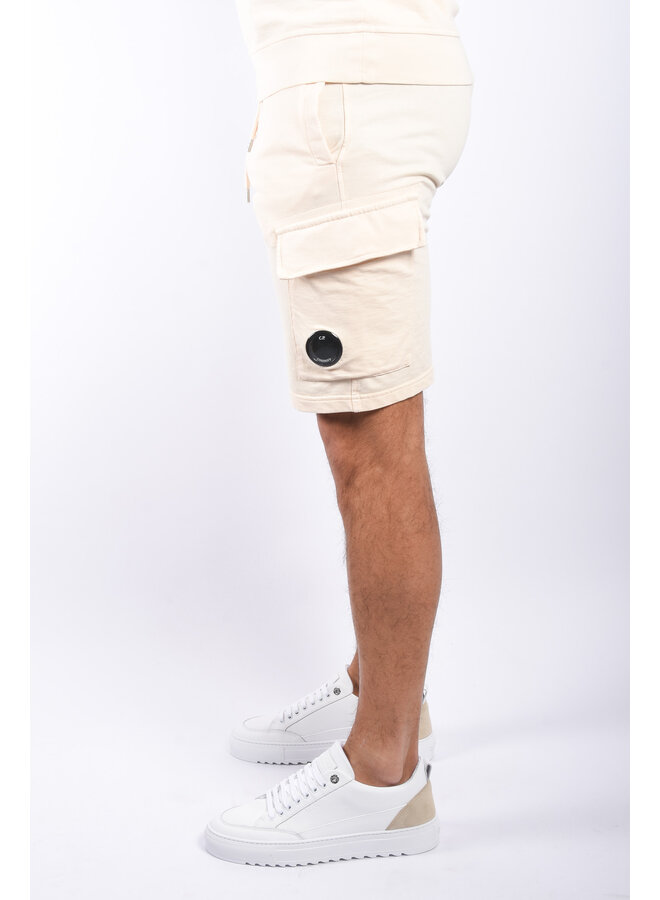 CP Company SS24 - Light Fleece Utility Shorts  - Pistachio Shell