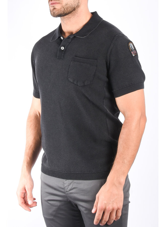 Parajumpers SS24 - Raf Man knitted polo - Black